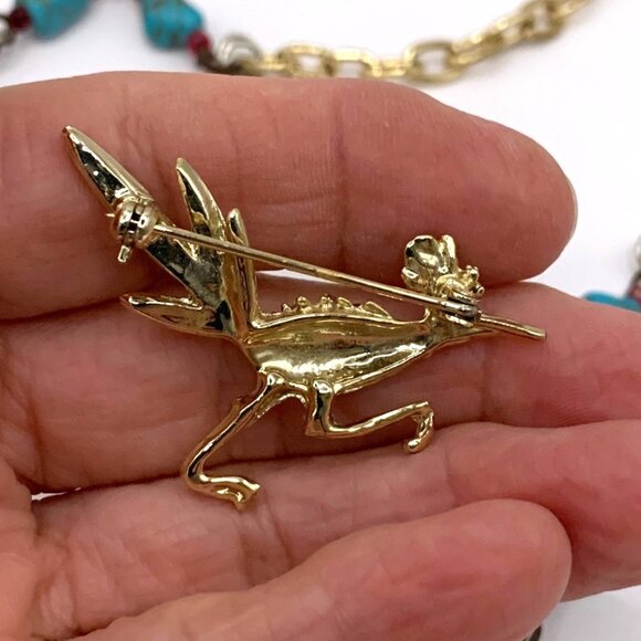 Fearless Cowgirl Mixed Media Assemblage Handmade Necklace Southwestern OOAK J694 - Picture 7 of 12